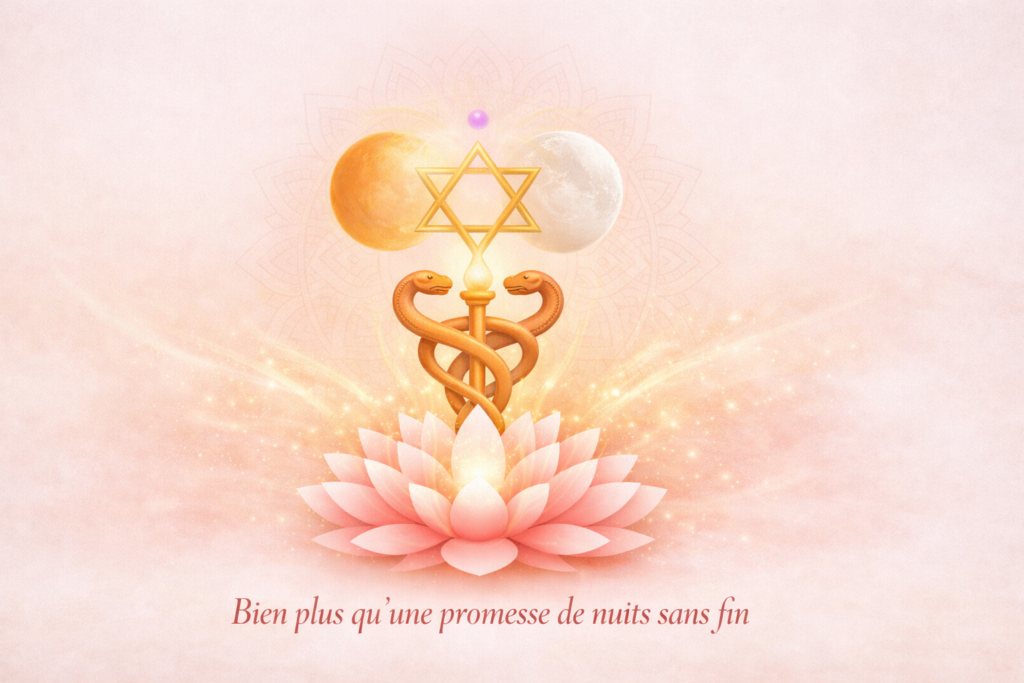 tantra voie spirituelle caducée kundalini fleur de lotus
