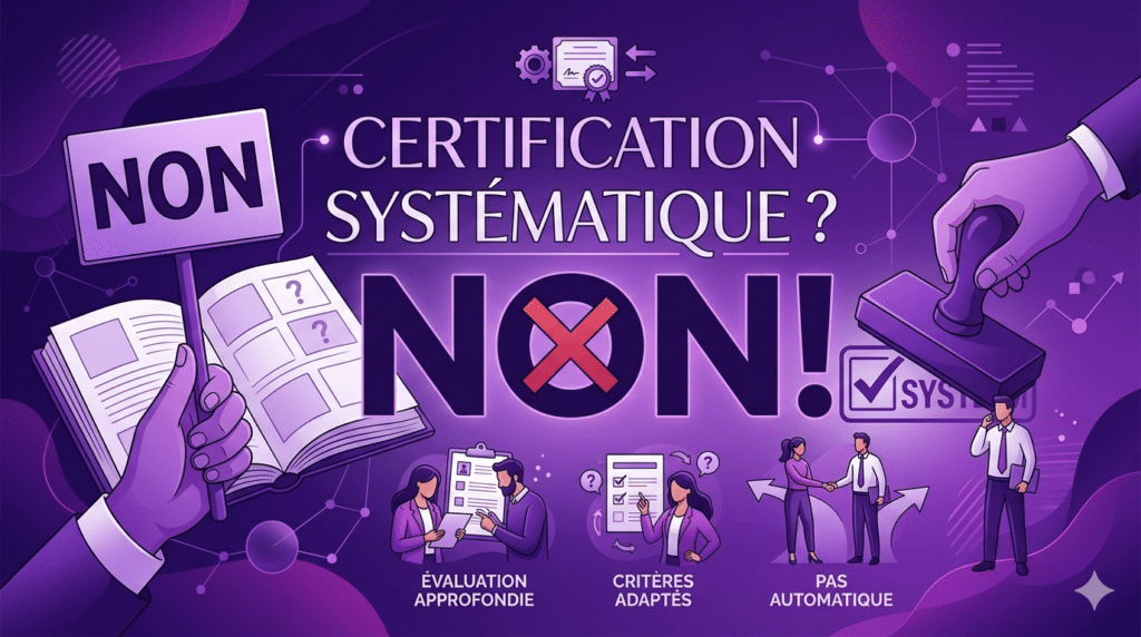 Certification systématique