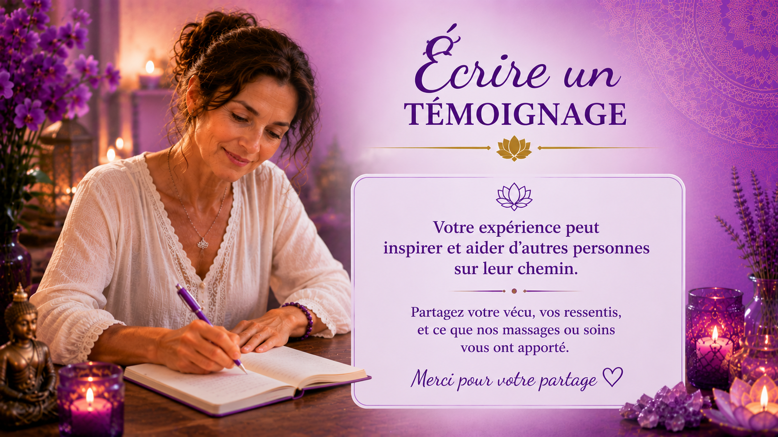 écrire un témoignage
