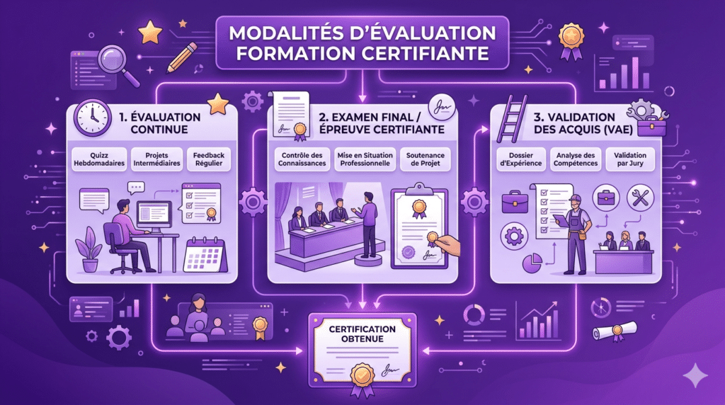 Modalité évaluation formation certifiante